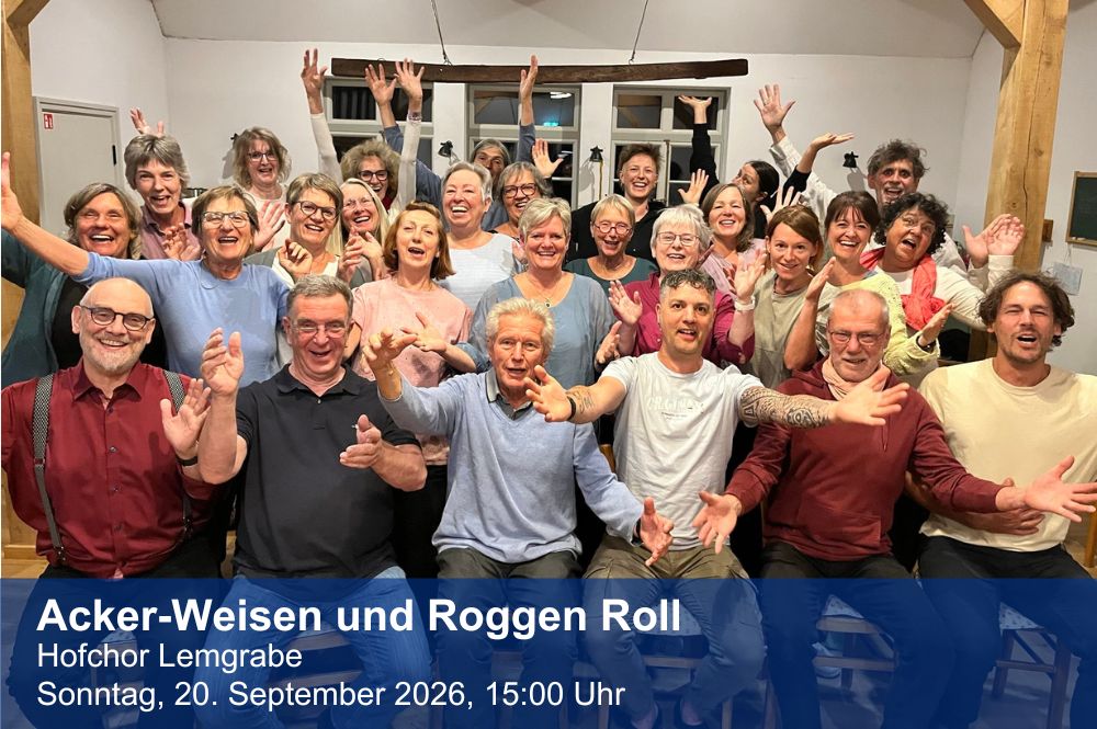Acker-Weisen und Roggen Roll